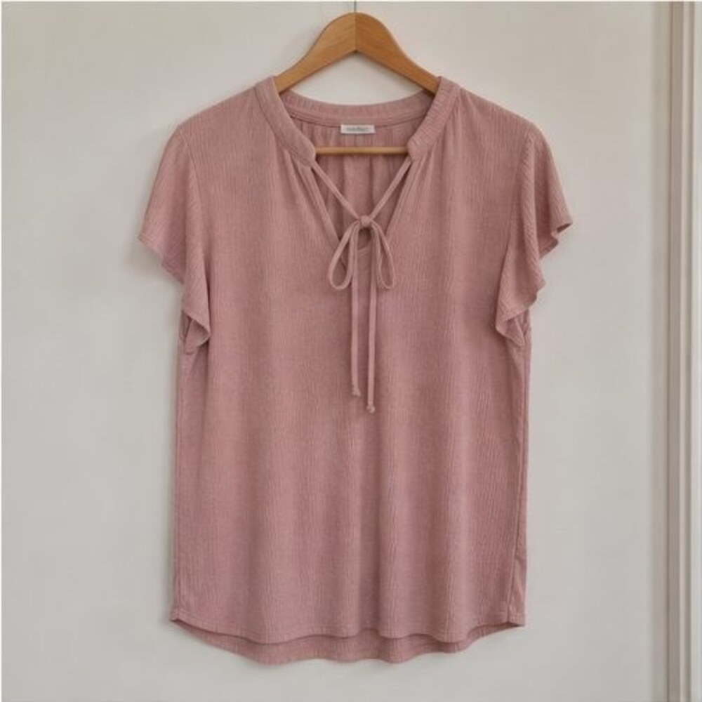 Blush Peplum Top